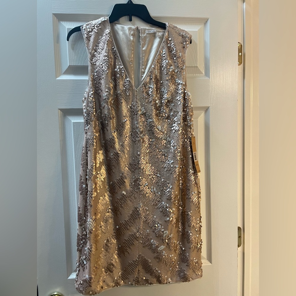 Rachel Roy Gold Sequin Dress